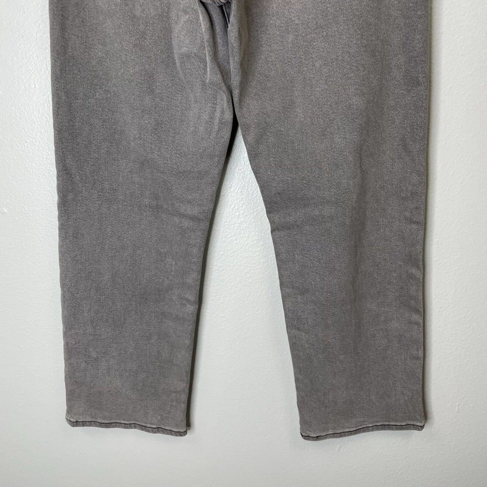 Levi's Ribcage Straight Ankle Womens 29x27 Light Wash Gray Denim High Rise New - Picture 7 of 11